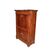 French Empire style secretaire from the mid-1800s with bronze escutcheons and black marble top.
