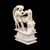 Alabaster sculpture - Hercules and the Cretan Bull. Rome, 17th century.