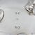 Pair of George IV sterling silver salt cellars, Paul Storr, London, 1820