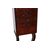 Early 1800s Louis Philippe style mahogany wall cabinet