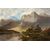 J. M. Ducker (British, early 20th century) - Mountain landscape with lake and sheep.