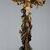 Coppia di Candelabri in Bronzo e Marmo Verde Alpi Francia Fine '800 Primi '900