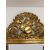 Carved and gilded wooden mirror, Tuscan Empire period, first half of the 19th century
