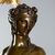 Coppia di Candelabri in Bronzo e Marmo Verde Alpi Francia Fine '800 Primi '900