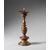 Cast bronze baluster candlestick - Central Italy, 16th century