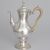 George III silver coffee pot with wooden handle, Charles Wright, London, 1771