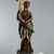 Coppia di Candelabri in Bronzo e Marmo Verde Alpi Francia Fine '800 Primi '900