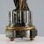 Pair of Bronze and Green Alps Marble Candelabra, France, Late 19th - Early 20th Century
