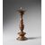 Cast bronze baluster candlestick - Central Italy, 16th century