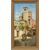 Pittore veneziano (XIX sec.) - Venezia, veduta del Campiello del le Chiovere verso la chiesa di S. Rocco e il campanile di S. Maria Gloriosa dei Frari.