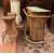PANC168 - Bamboo bar attributed to Bonacina, 1950s-1970s, counter cm L 150 x H 105