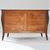 Chest of drawers veneered in wood and walnut burl, Lombardy, mid-18th century