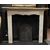 chm683 - fireplace in white Carrara marble, 19th century, measuring cm l 130 xh 108 x d. 26     