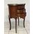 Tavolino Ovale Francese con Cassetti, del 1800 Riccamente intarsiato ( restaurato )
