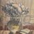 ANTIQUE FLOWER PAINTINGS, STILL LIFE WITH VASE OF WHITE CARNATIONS, OIL ON CANVAS, EARLY 20TH CENTURY. (QF691)