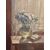 ANTIQUE FLOWER PAINTINGS, STILL LIFE WITH VASE OF WHITE CARNATIONS, OIL ON CANVAS, EARLY 20TH CENTURY. (QF691)
