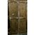 PTL587 - Lacquered wooden door, painted panels, 18th century, dimensions cm W 122 x H 235 x D 3.5