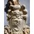 Large heraldic coat of arms carved in marble
