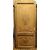 PTL549 - Liberty style lacquered wooden door with floral decorations, dimensions cm W 106 x H 248