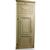 PTL293 - N. 6 Louis XVI lacquered doors, with frame and overdoor, 18th century, opening cm W 92 x H 198