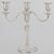 Pair of Queen Elizabeth II sterling silver candelabra, Roberts & Belk Ltd, Sheffield, 1973
