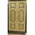 PTL434 - Lacquered door with painted panels, 18th century, dimensions cm W 118 x H 224
