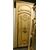 PTL145 - No. 3 lacquered and painted doors, with frame and overdoor, 18th century, from Piedmont, opening size cm W 90 x H 230