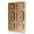 PTL425 - Porta a pannelli dipinti con molure barocche, epoca '700, misure cm L 144 x H 244