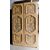 PTL425 - Porta a pannelli dipinti con molure barocche, epoca '700, misure cm L 144 x H 244