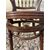 Poltroncina da ufficio in legno intagliato. Probabile manifattura Thonet - Vienna, inizi XX secolo.