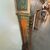 Antico splendido camino cornice Dipinto epoca XIX se . Mis L 148 x P 27 . H 130
