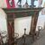 Antico splendido camino cornice Dipinto epoca XIX se . Mis L 148 x P 27 . H 130