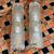 Pair of DESIGN wall lamps in Murano glass - VENINI, model "carteccia". 1960s. Size 42 cm.