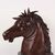 Testa di Cavallo in Bronzo F.G. Ruocco Napoli Italia Ultimo Quarto '900