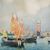 Gino Scalatelli (Venezia 1870 - Venezia 1920) - Venezia, veduta del bacino di S. Marco.