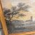 Antique 18th-century grisaille painting on paper, marine port scene. Gilded frame. Size 67 x 51 cm.