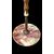 Alabaster and bronze floor lamp.