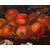 Still life with figs, peaches, grapes and flowers