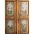 Wooden wardrobe painted with festoons and architectural fantasies, Marche, 18th century