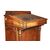19th century English walnut wood Davenport with leather top