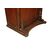 19th century English walnut wood Davenport with leather top