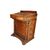 19th century English walnut wood Davenport with leather top