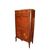 Secretaire Sitle Transizione con Bronzi e Piano in Marmo Rosso Francia