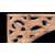 Carved wooden overdoor frieze with a scroll leaf motif.