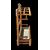 Walnut wood umbrella-cane stand imitating bamboo.