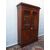 TWO-DOOR BOOKCASE IN FLAME MAHOGANY, CHARLES X STYLE, FRANCE, cm W 125xD40xH217