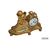 Orologio da tavolo Stile Luigi XV in Bronzo Dorato con Porcellana di Sevres