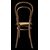 4 wooden chairs with Vienna straw seats. Fischel manufacture. Austria.
