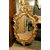 specc334 - mirror in carved and gilded wood, cm l 90 xh 152     