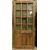  pte132 - porta in legno con vetri, epoca '7/'800, cm l 90 x h 212 